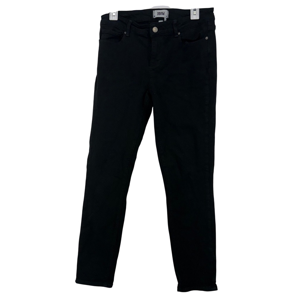 Paige Verdugo Women's Ankle Jeans Black Size 26‎ Low Rise